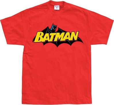 Batman Retro Logo T-Shirt Red