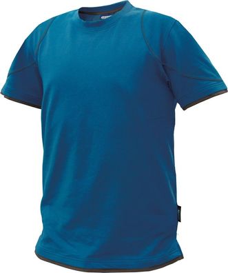 Dassy T-Shirt Kinetic COSPA04 Azurblau/ Anthrazitgrau