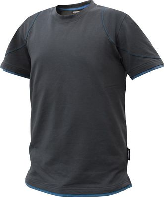 Dassy T-Shirt Kinetic COSPA04 Anthrazitgrau/ Azurblau