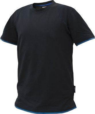 Dassy T-Shirt Kinetic COSPA04 Schwarz/ Azurblau