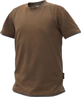 Dassy T-Shirt Kinetic COSPA04 Lehmbraun/ Anthrazitgrau