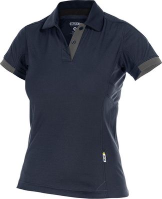 Dassy Poloshirt für Damen Traxion Women PES44 Nachtblau/ Anthrazitgrau