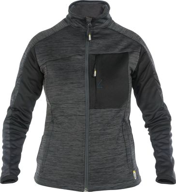 Dassy Midlayer-Jacke für Damen Convex Women PES38 Anthrazitgrau/ Schwarz