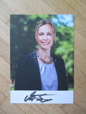 Berlin Senatorin CDU Manja Schreiner - handsigniertes Autogramm!!!