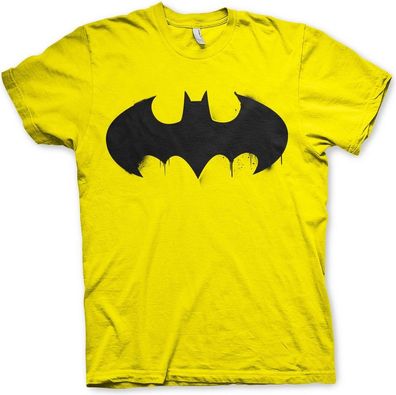 Batman Inked Logo T-Shirt Yellow