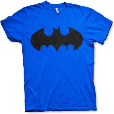 Batman Inked Logo T-Shirt Blue