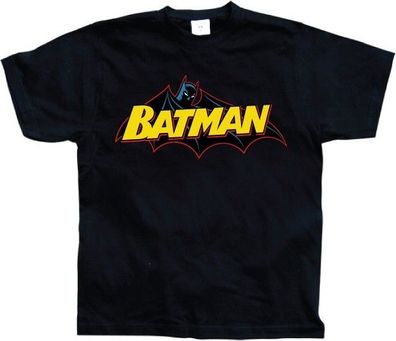 Batman Retro Logo T-Shirt Black