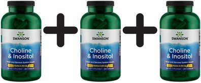 3 x Choline & Inositol - 250 caps