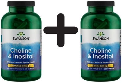 2 x Choline & Inositol - 250 caps