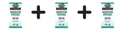 3 x Dr. Formulated Quercetin Immune, 500mg - 30 vegetarian tabs