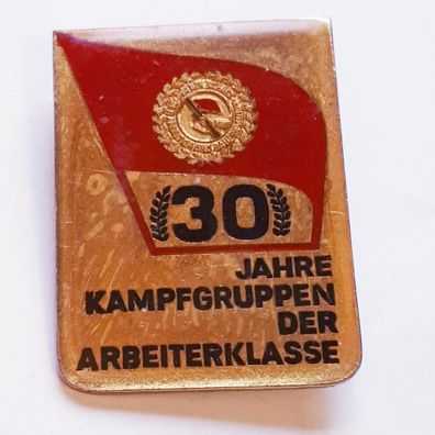DDR Abzeichen 30 Jahre Kampfgruppen der Arbeiterklasse
