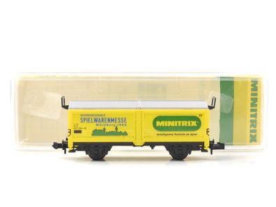 Minitrix N 3530 Güterwagen Schiebedachwagen "Spielwarenmesse 1984" 057 1 984 DB