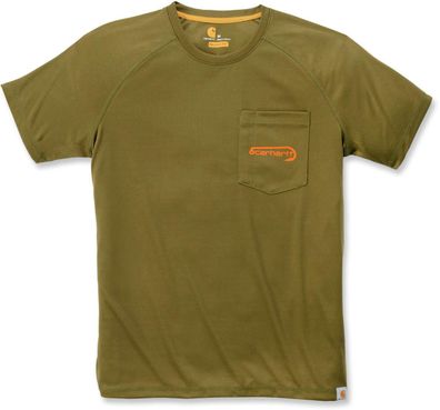 Carhartt Herren T-Shirt Fishing T-Shirt S/ S Fir Green