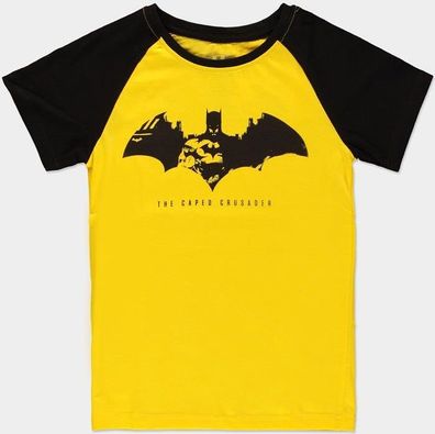 Warner - Batman - Caped Crusader Boys T-shirt Yellow