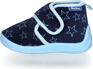 Playshoes Kinder Schuh Hausschuh Pastell Marine