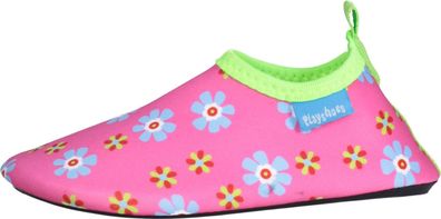 Playshoes Kinder Barfuß-Schuh Blumen Pink