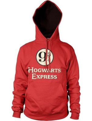 Harry Potter Hogwarts Express Platform 9-3/4 Hoodie Red