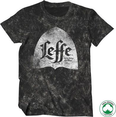 Leffe Distressed Alcove Logo Organic Tee T-Shirt Vintage-Wash