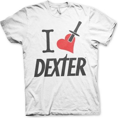 I Love Dexter T-Shirt White