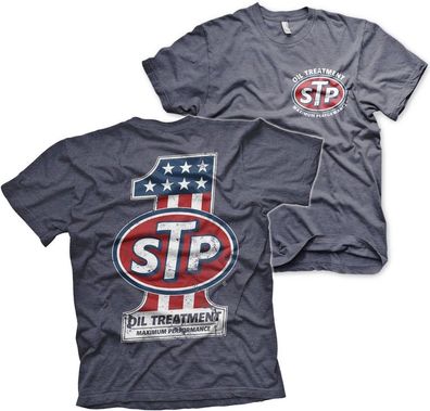 STP American No. 1 T-Shirt Navy-Heather
