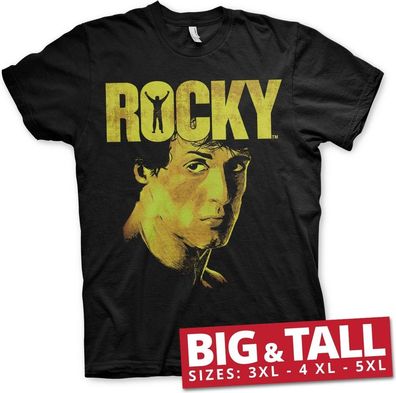 Rocky Sylvester Stallone Big & Tall T-Shirt Black
