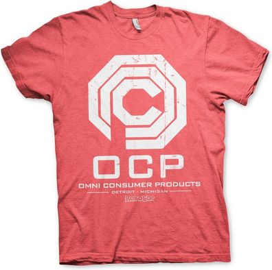 Robocop Omni Consumer Products T-Shirt Red-Heather