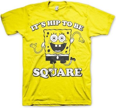 SpongeBob SquarePants Hip To Be Square T-Shirt Yellow