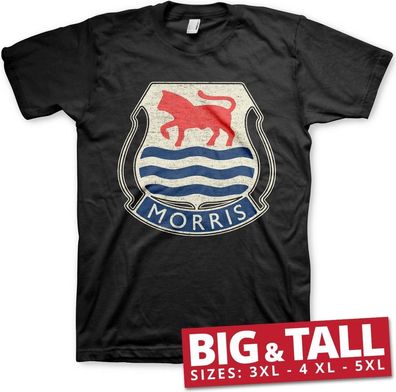 Morris Vintage Logo Big & Tall T-Shirt Black