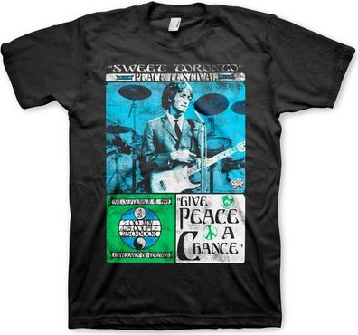 The Beatles John Lennon Toronto Peace Festival T-Shirt Black