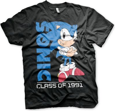 Sonic The Hedgehog Class Of 1991 T-Shirt Black