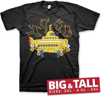 The Beatles Yellow Submarine Big & Tall T-Shirt Black