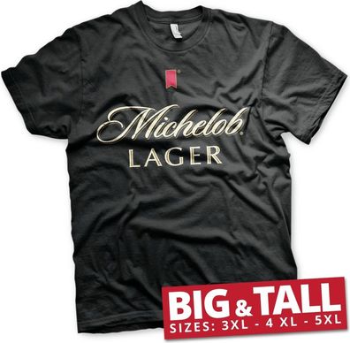 Michelob Lager Big & Tall T-Shirt Black