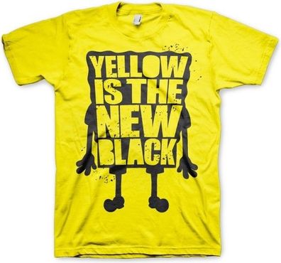 SpongeBob SquarePants Yellow Is The New Black T-Shirt Yellow