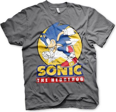 Fast Sonic The Hedgehog T-Shirt Dark-Grey