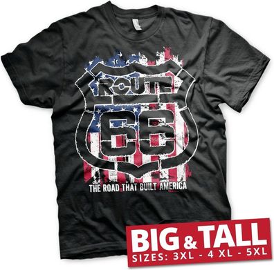 Route 66 America Big & Tall T-Shirt Black