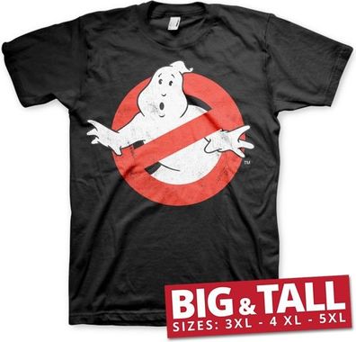 Ghostbusters Distressed Logo T-Shirt Black