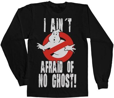 Ghostbusters I Ain't Afraid Of No Ghost LS T-Shirt Black
