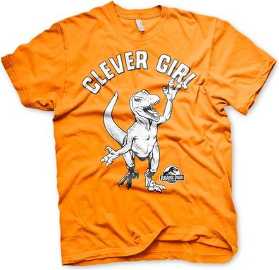 Jurassic Park Clever Girl T-Shirt Orange
