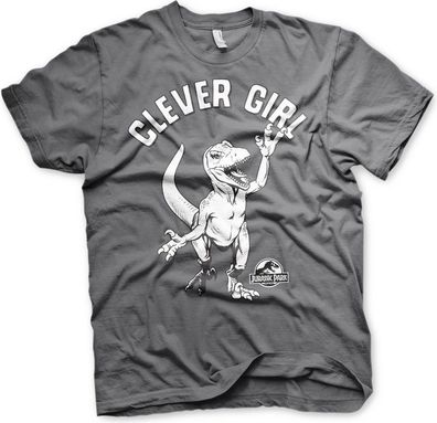 Jurassic Park Clever Girl T-Shirt Dark-Grey