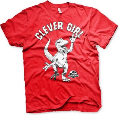 Jurassic Park Clever Girl T-Shirt Red