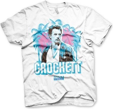 Miami Vice Crockett Palms T-Shirt White