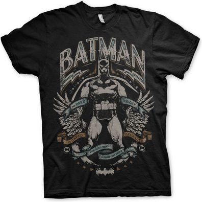 Batman Dark Knight Crusader T-Shirt Black