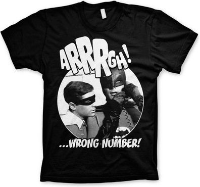 Batman Arrrgh Wrong Number T-Shirt Black