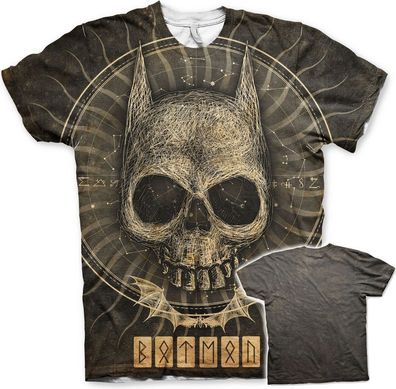 Batman Gothic Skull Allover T-Shirt Allover