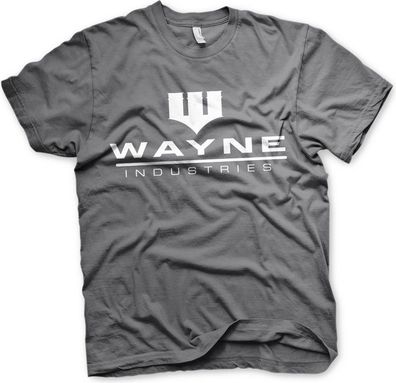 Batman Wayne Industries Logo T-Shirt Dark-Grey
