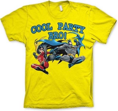 Batman Cool Party Bro! T-Shirt Yellow