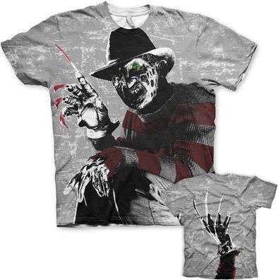A Nightmare On Elm Street Freddy Krueger Allover T-Shirt Allover