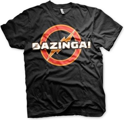 The Big Bang Theory Bazinga Underground Logo T-Shirt Black