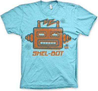 The Big Bang Theory Shel-Bot T-Shirt Skyblue
