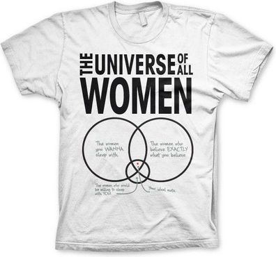 The Big Bang Theory The Universe Of All Women T-Shirt White
